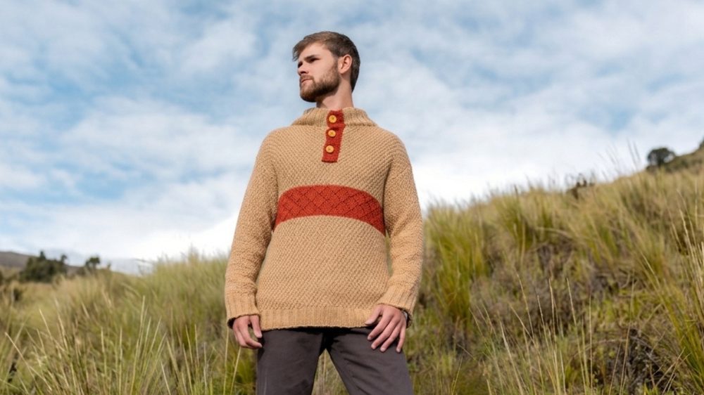 Gift 5: sweater or cardigan, Yawar Sweater knitted with Baby Alpaca Merino