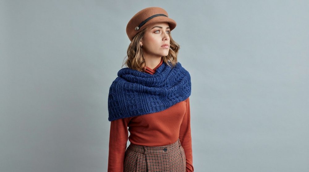 Regalo 3: cuello o cowl, Cuello Tamara tejido en Puna