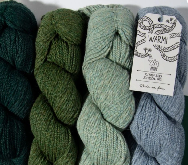 Warmi, a blend of baby alpaca and merino wool