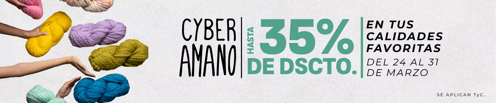 Cyber Amano - Hasta 35% de descuento