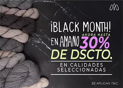 Black Month en Amano - Hasta 30% de dscto.