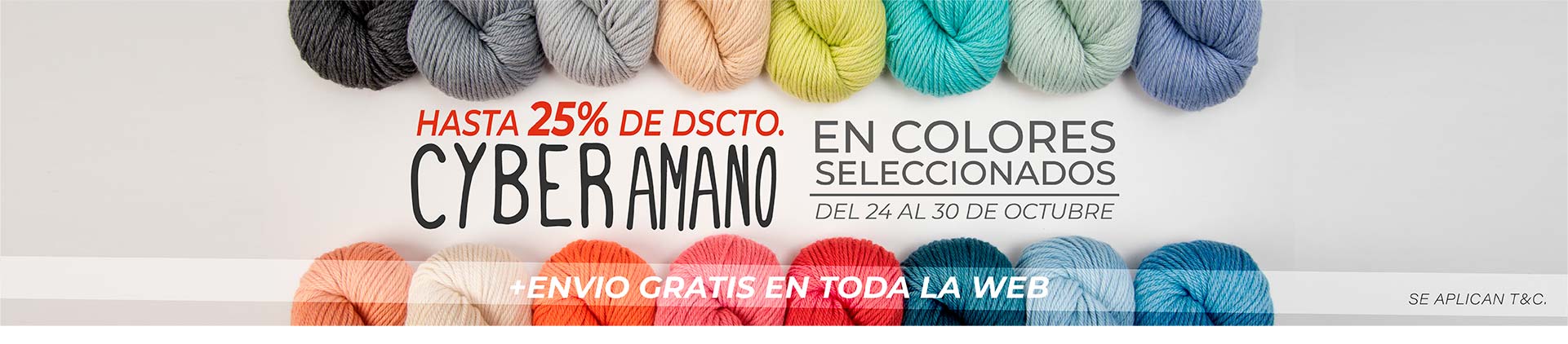 Cyber Amano hasta 25% de descuento