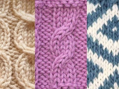 Los puntos que volvieron a estar de moda: Trenzas, ochos y Fair Isle